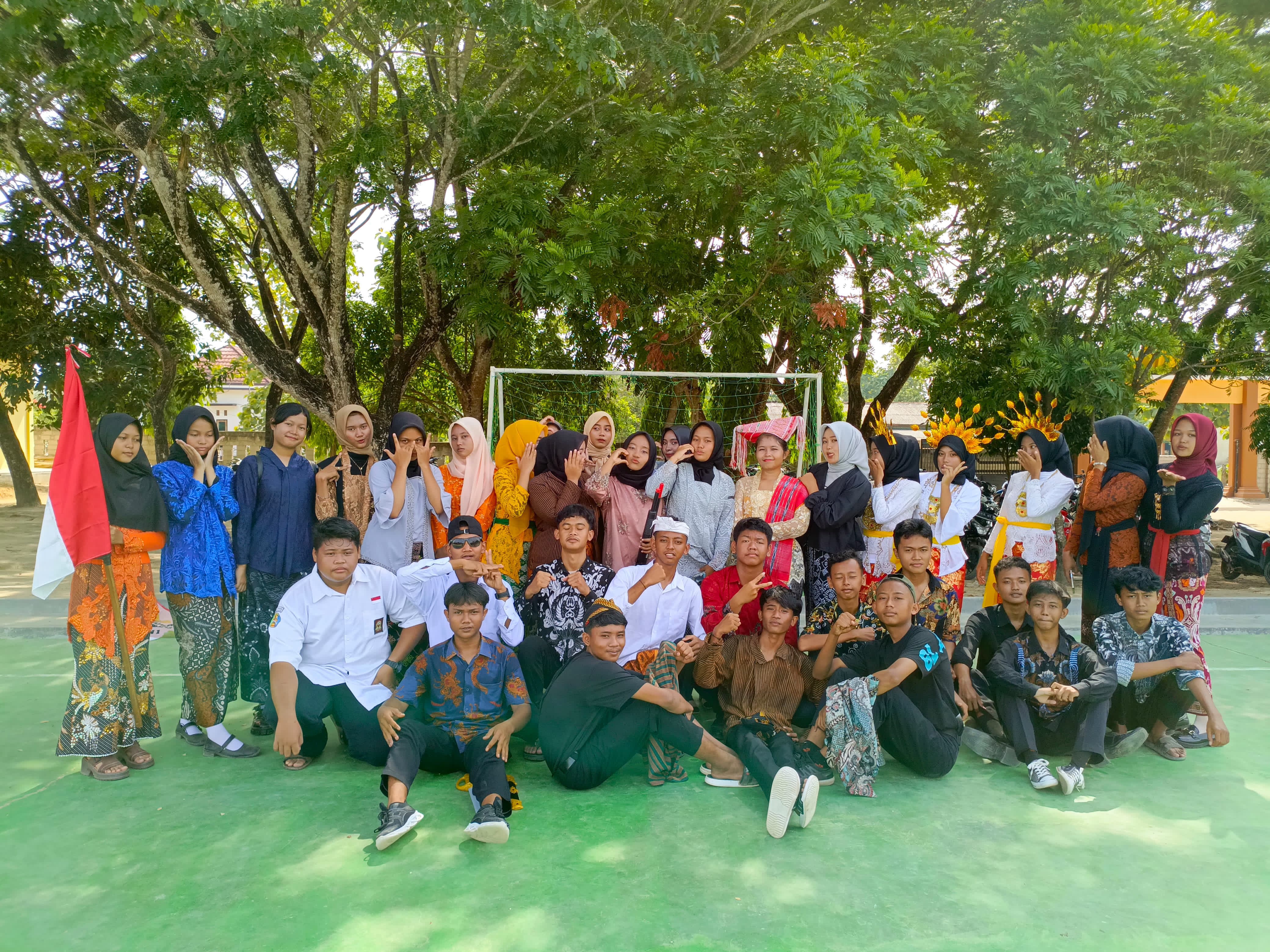 Foto bersama lomba kemerdekaan